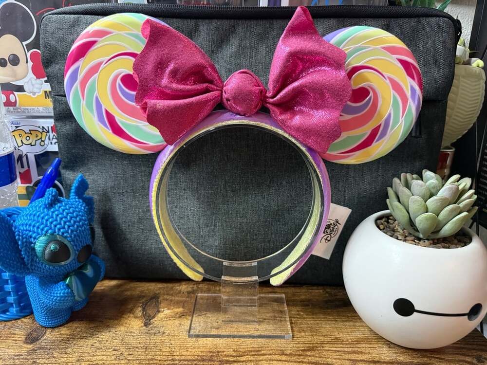 EUC Disney Parks Lollipop Ears Headband With Tag